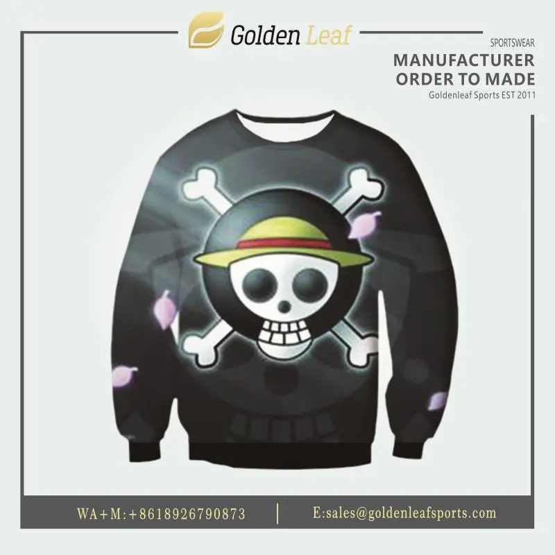 High-Quality Custom Team Logo Sublimation Sweatshirts Suppliers, Factory