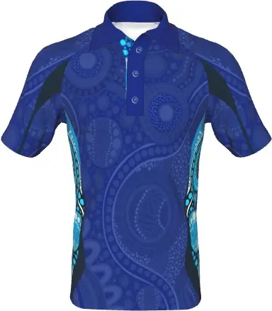 Wholesale 100% Polyester Australia Aboriginal Polo Shirt for Men Sublimation Personalized Manufacturers, Factory