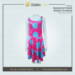 High-Quality Custom High Quality 100% Polyester Sublimation Dress Supplier