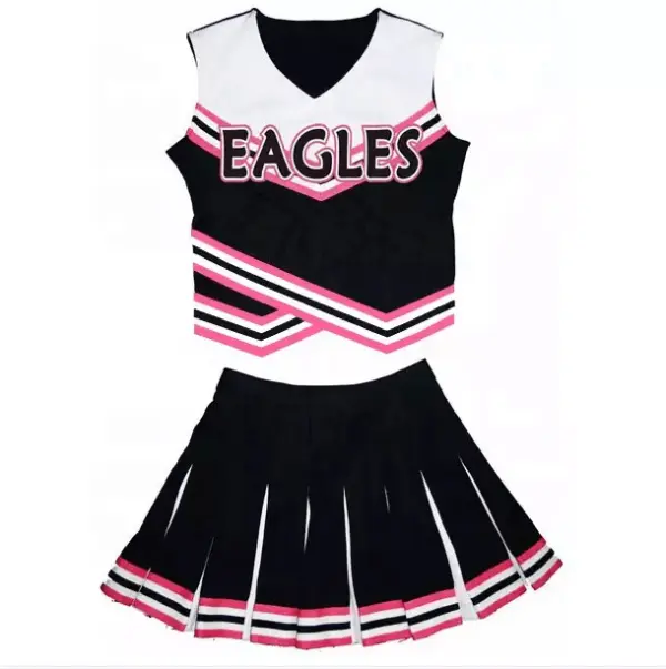 OEM New Latest design Custom Made Hot Sale Cheerleader Custom Cheer Costume Uniforms New Brand Cheerleading Uniform Set Supplier, Company
