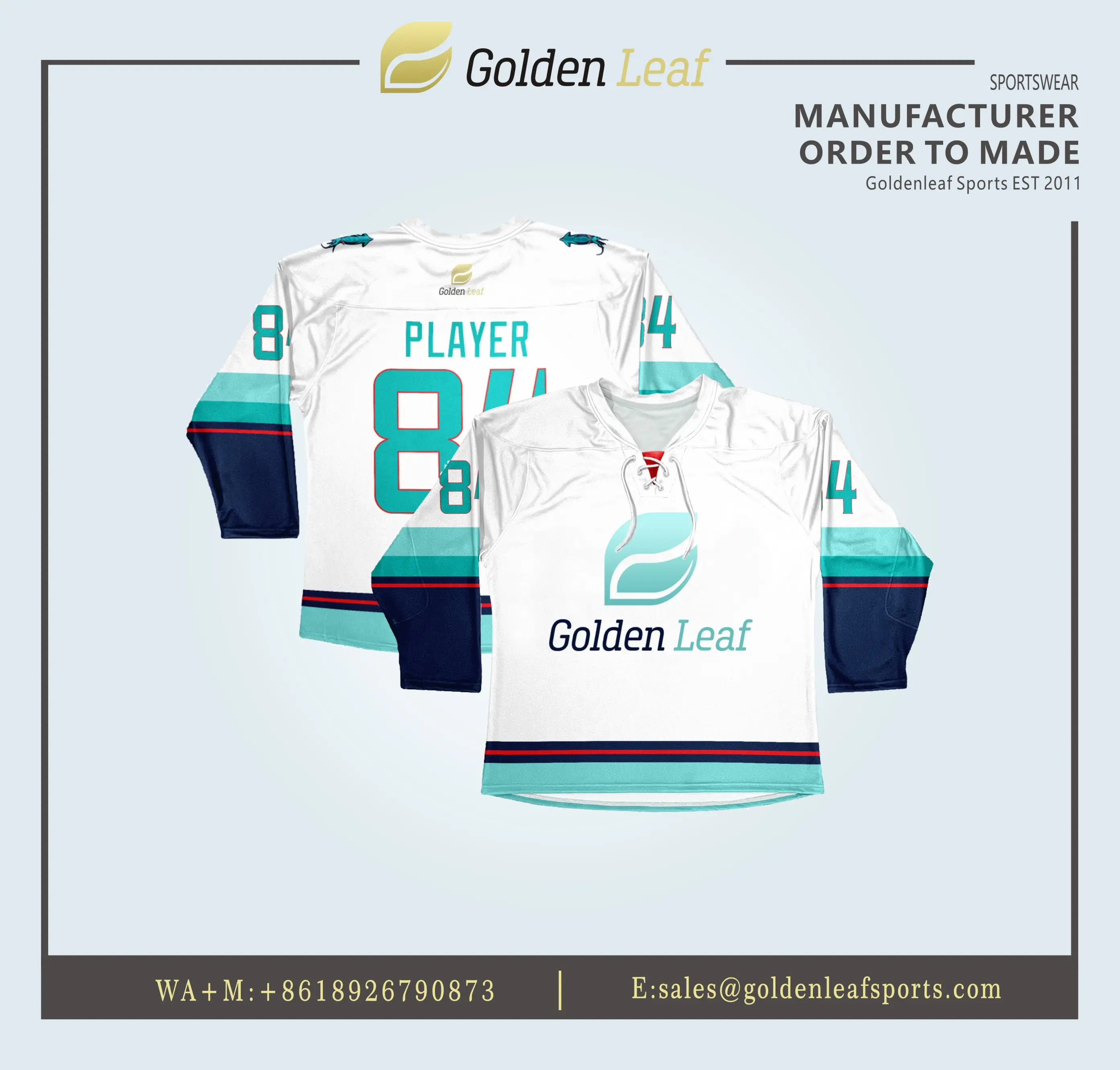 High-Quality Custom sublimation Hockey Workouts Off Ice jerseys Exporter, Factory