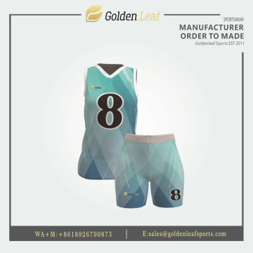 Custom full sublimation printing volleyball jersey