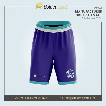 Custom Breathable Quick Dry Mesh Fabric Basketball Shorts