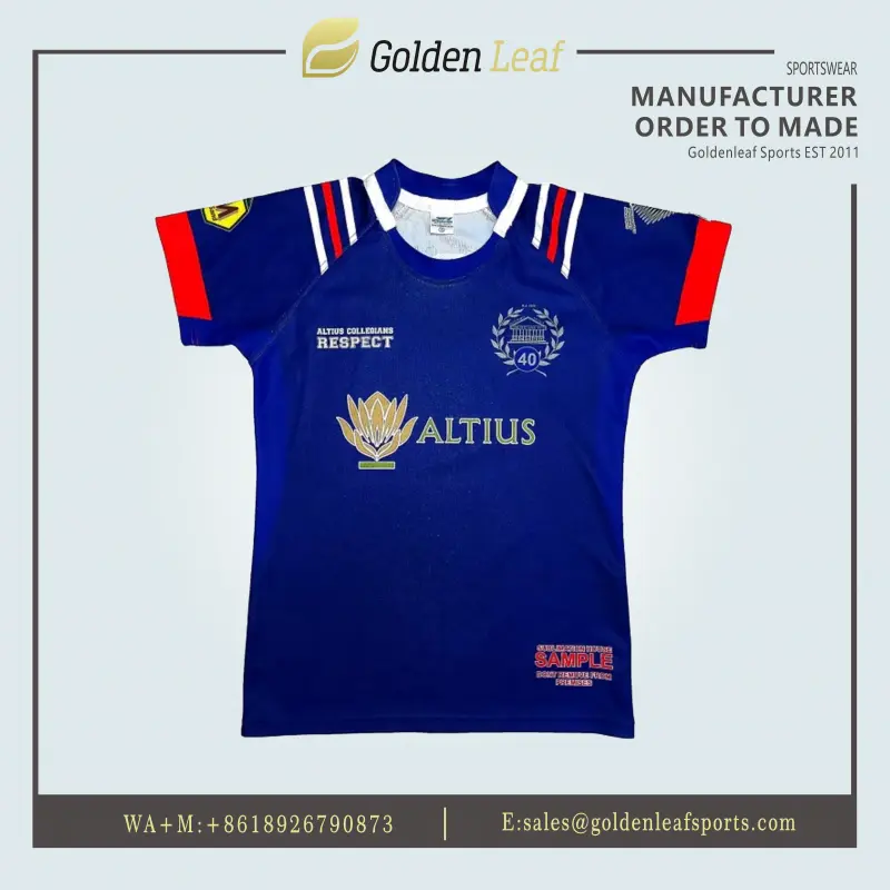 China Custom Rugby Club Shirt – Designed for Teams & Schools Supplier, Manufacturer