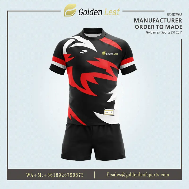 OEM Custom Sublimation High-quality Unisex Rugby Uniforms Exporters, Factories