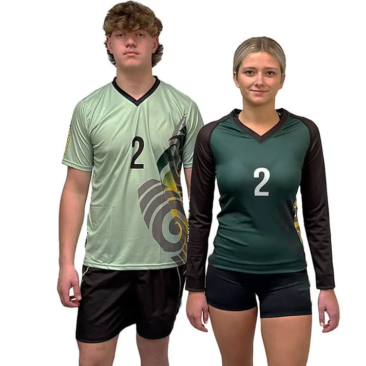 China Unisex Customizable Sportswear Volleyball Uniform Set Manufacturers, Manufacturer