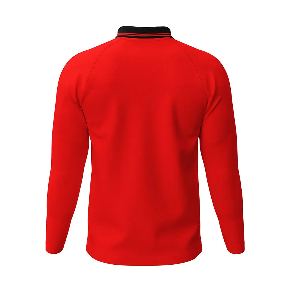 High-Quality Unisex Long Sleeve Oversized 100% Polyester Polo Shirt Companies, Exporters
