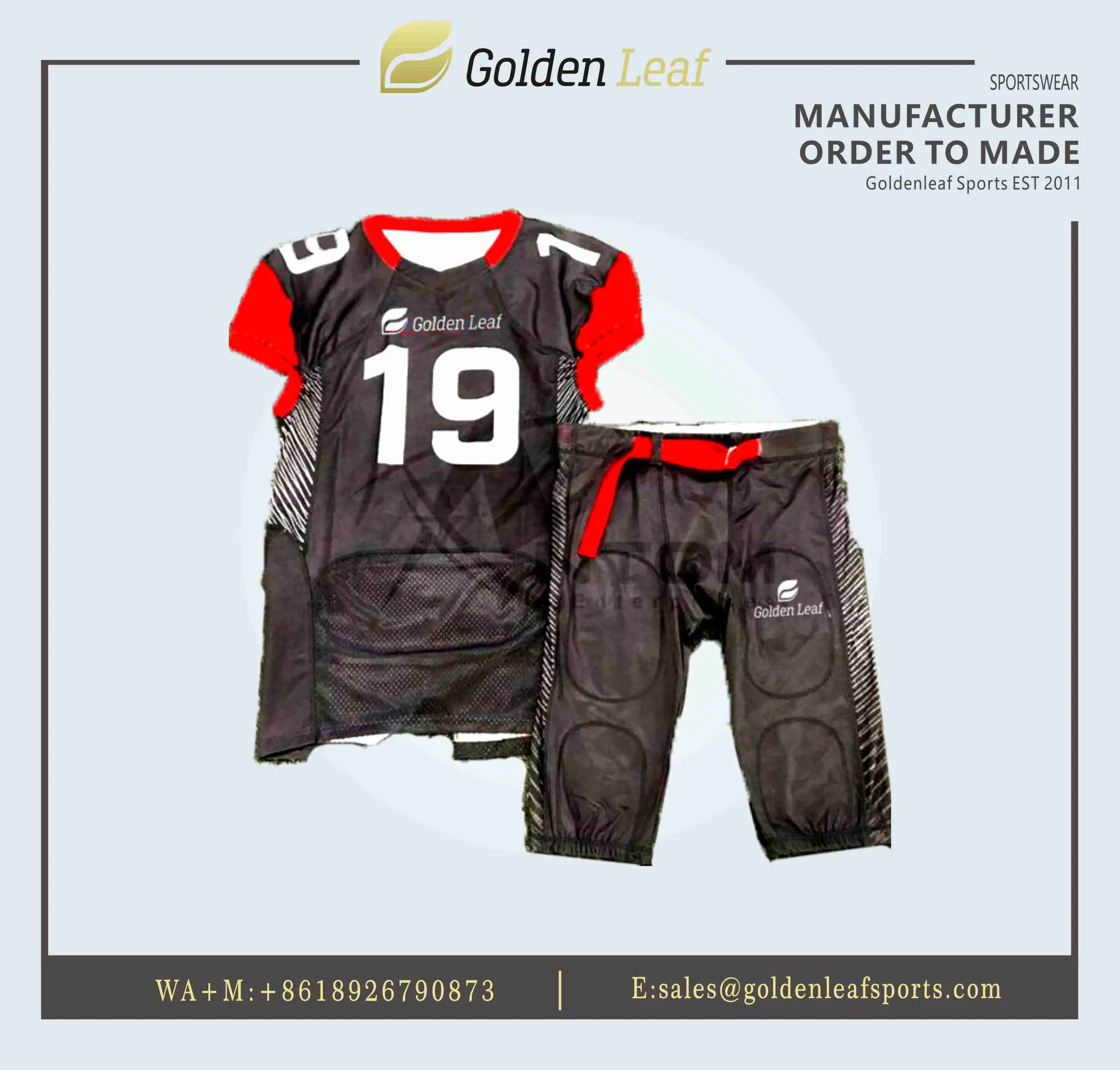 OEM American Football Personalise Shirt & Pant Companies, Exporters
