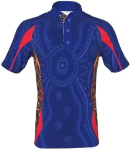 Wholesale 100% Polyester Australia Aboriginal Polo Shirt for Men Sublimation Personalized Manufacturers, Factory