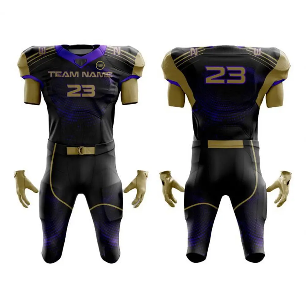 Custom OEM American Football Uniforms - Full Custom  Logo Number for Teams Suppliers, Factories