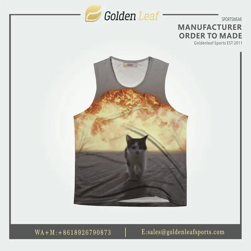 Custom Breathable Custom Fit Tank Top – Premium Quality Suppliers, Exporters