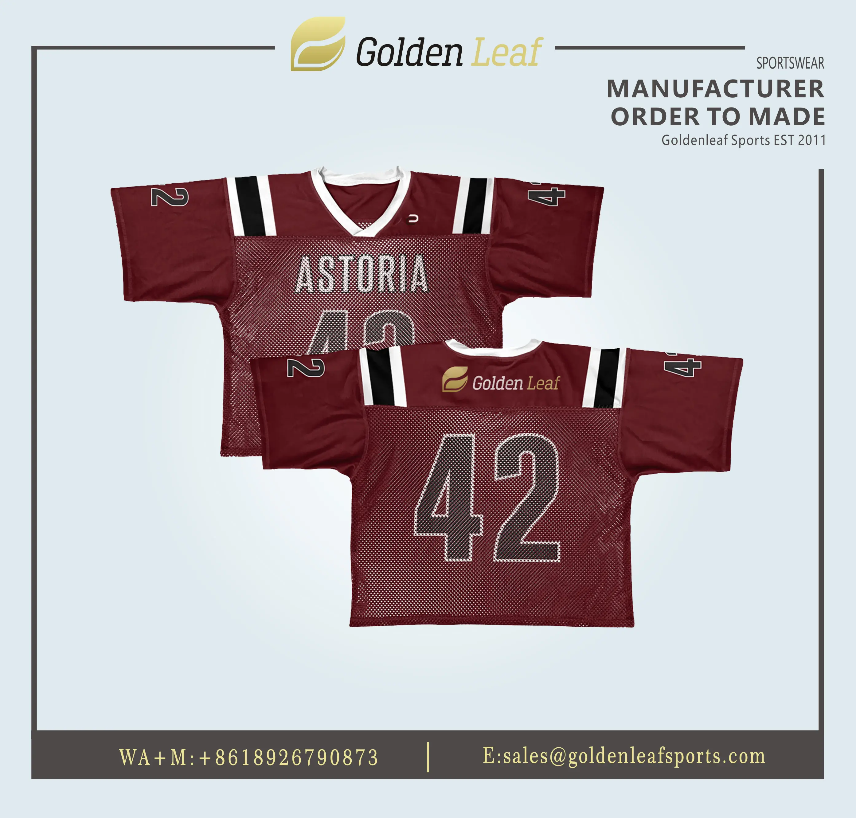 Custom Wholesale Custom Sublimation Printed Lacrosse Jersey Manufacturers, Manufacturer