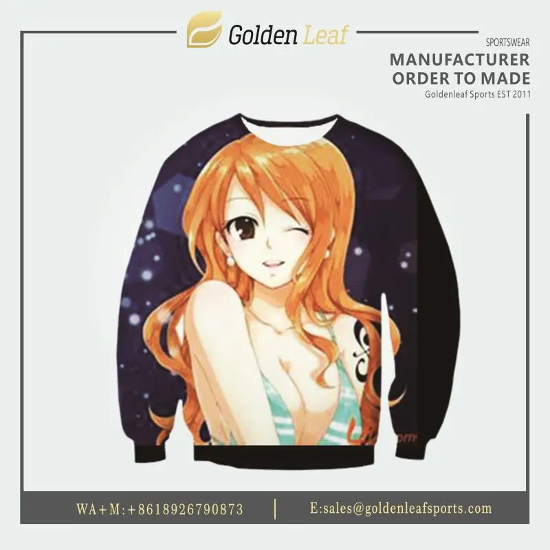 High-Quality Custom Team Logo Sublimation Sweatshirts Suppliers, Factory