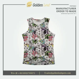 Wholesale Custom High-quality sublimation 100% polyester tank top Supplier, Suppliers