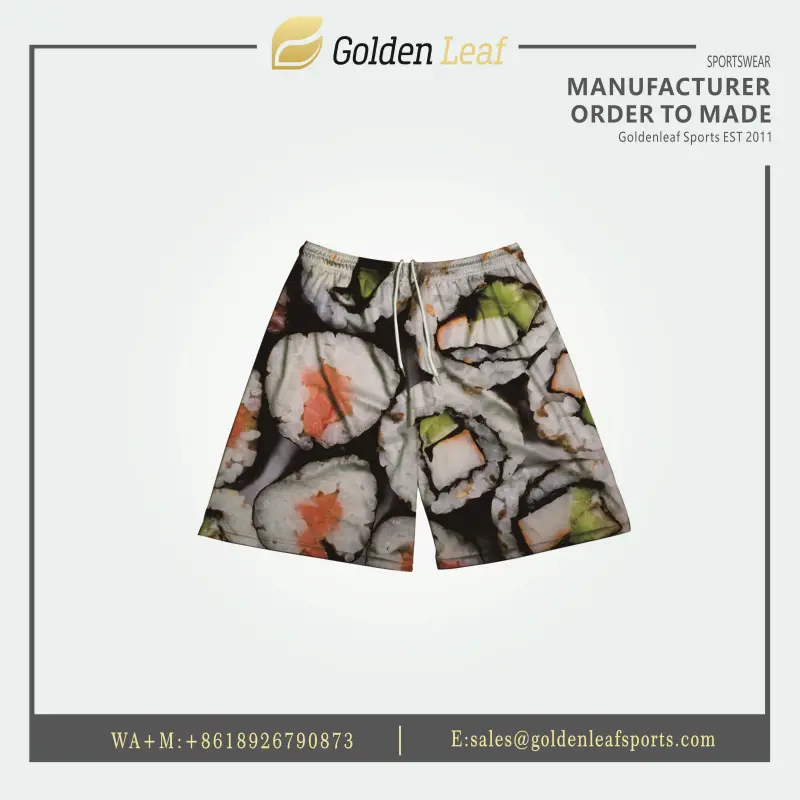 China Premium 100% Polyester Relaxed Fit Sublimation Short Companies, Exporters
