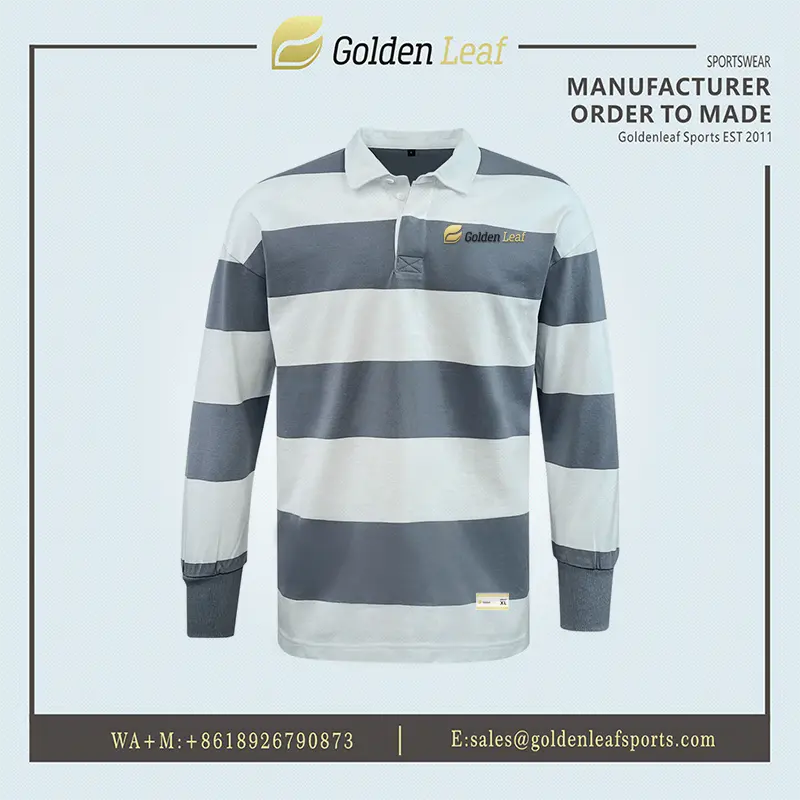 China Custom Sublimation Rugby Long Sleeve Jersey Suppliers, Factory