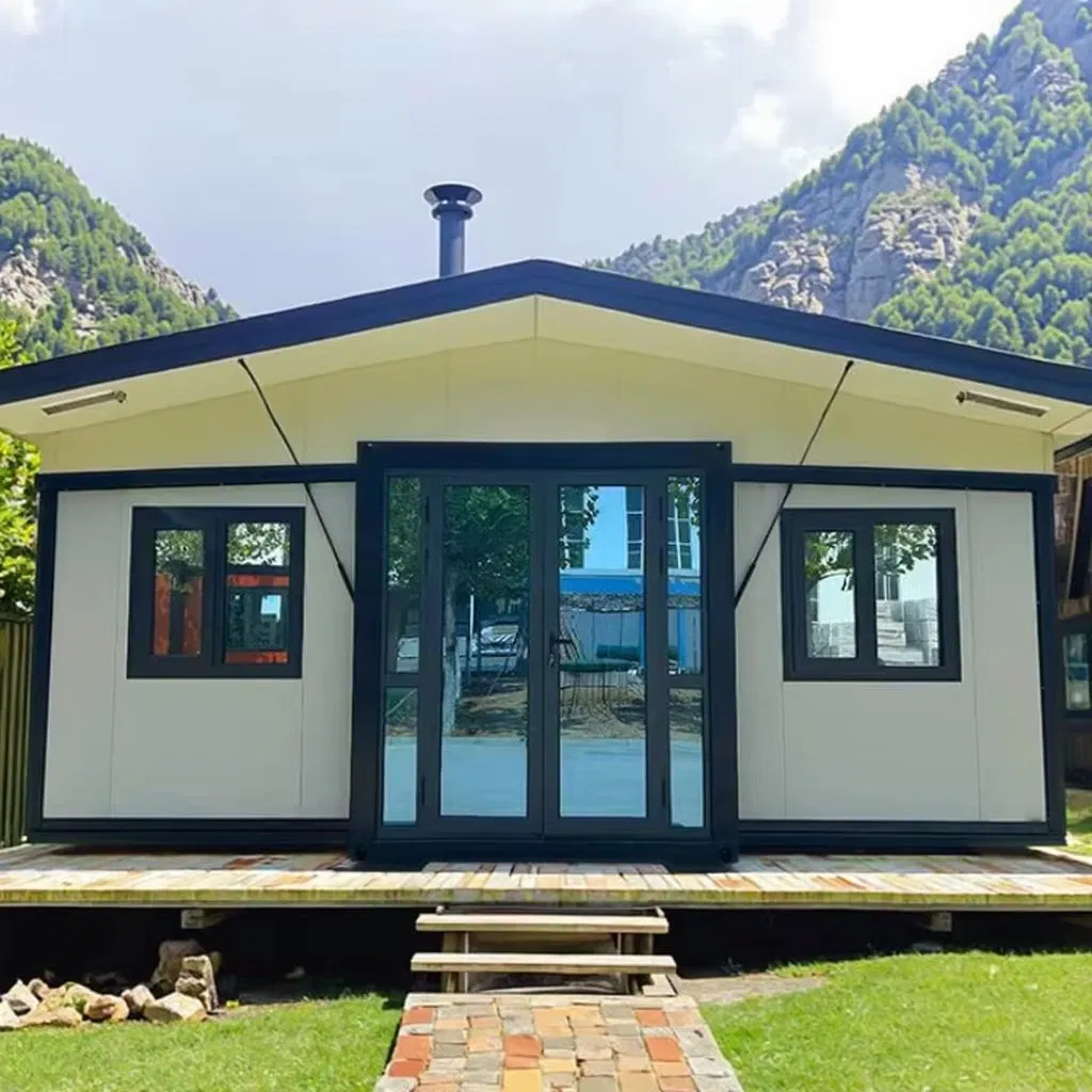 Mobile Home Prefab Tiny House Villas Luxury Mobile Cottages Modular 20 Foot Double Wing Expansion Box Tent to Live in