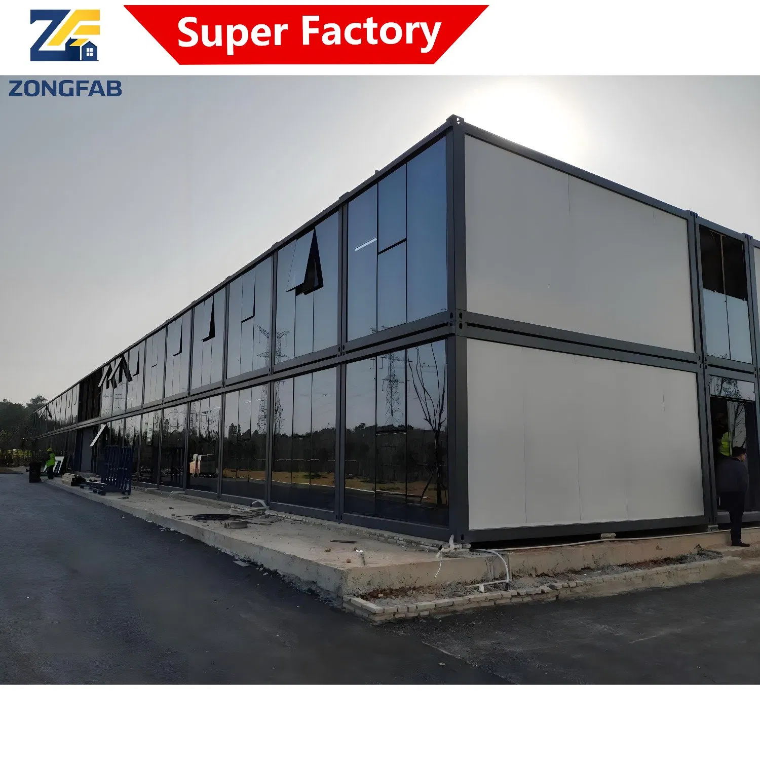 Fast Quick Build Movable Mobile Portable Detachable Assembly Prefab Prefabricated Container Building Housing