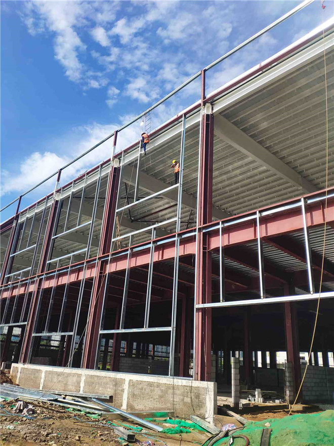 Paint Metal Structure Package Warehouse Peb Steel Storage Construction for Factory