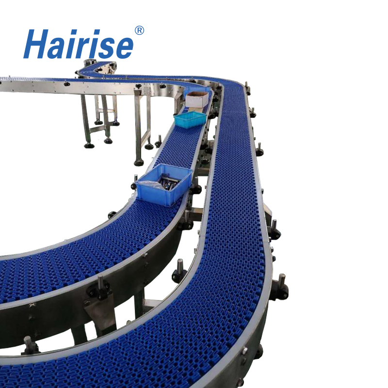 Hairise Easy Detachable Food Grade Modular Belt Conveyor System with FDA&amp; Gsg Certificate