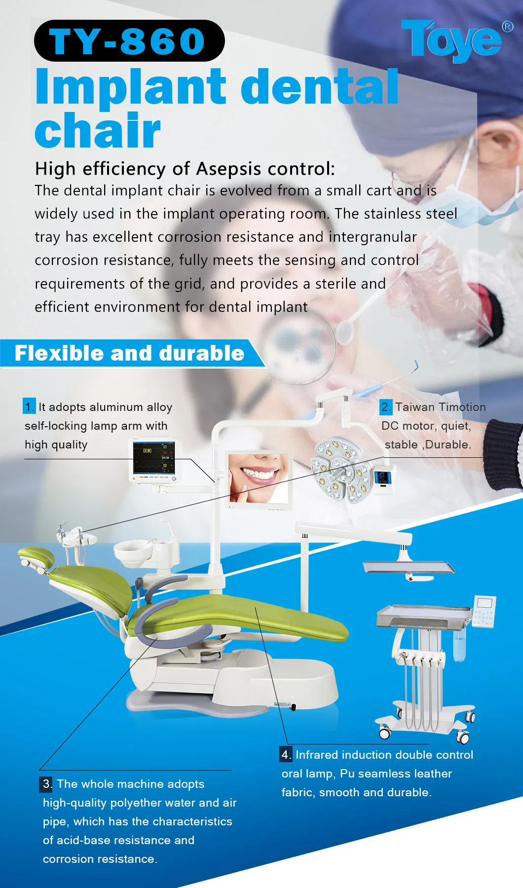 Implant Surgery Dental Chair Unit