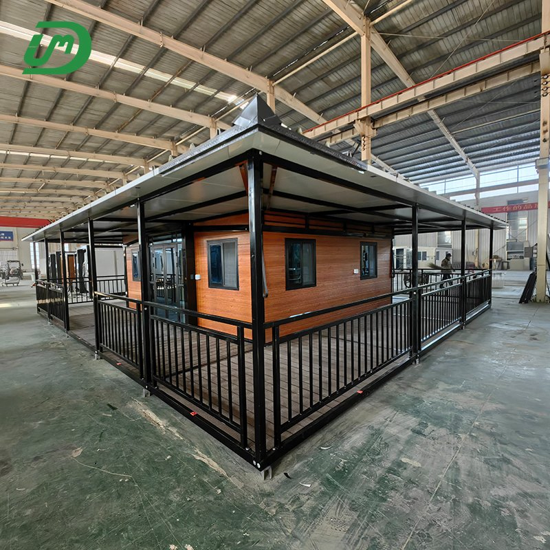 Pre Assembled Modular Luxury Transportable with Ring Terrace Container House