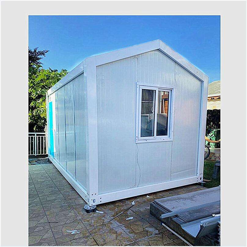 Movable Portable Prefabricated Folding Flatpack Containers Tiny House Steel Structure