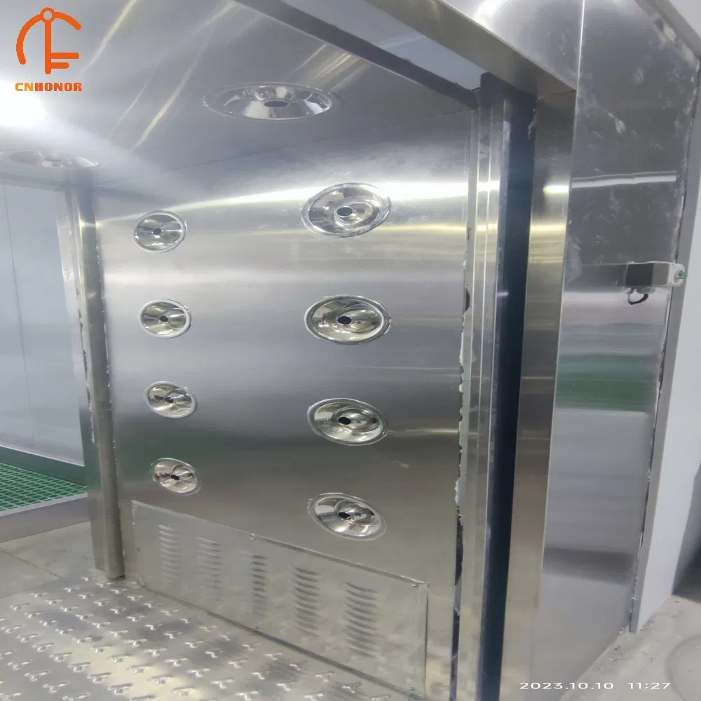Energy Saving Cleanroom Air Shower for Electronics and Pharmaceutical Industries