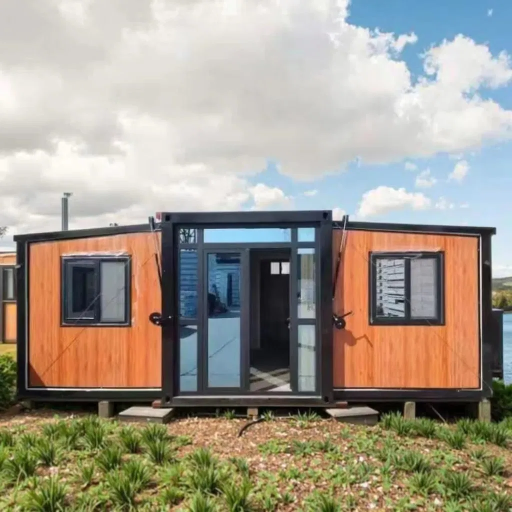 Mobile Home Prefab Tiny House Villas Luxury Mobile Cottages Modular 20 Foot Double Wing Expansion Box Tent to Live in