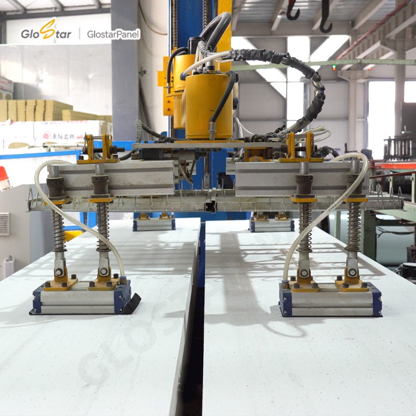 50mm/75mm/100mm/150mm Rockwool Cleanroom Sandwich Panel for Steel Structure Workshop