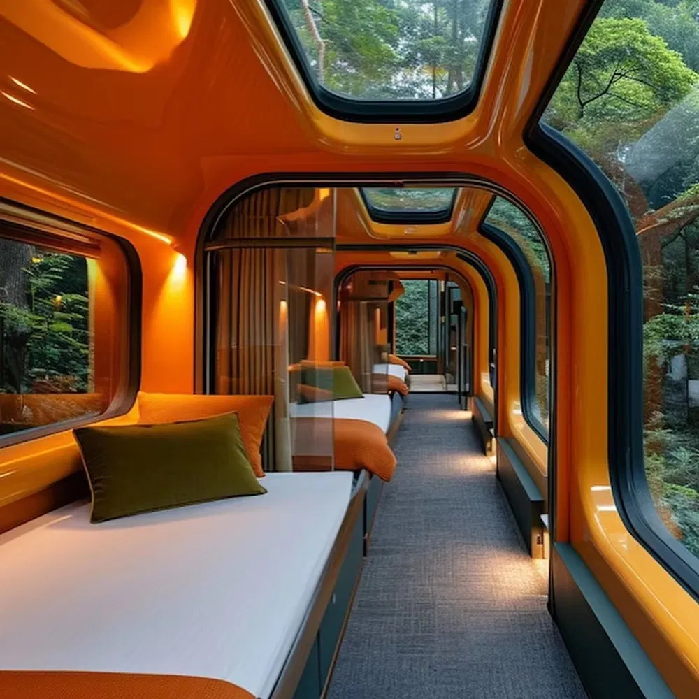 Watertight Heat Insulation Material Container Capsule Innovative Prefab Space Capsule Hotel Modular Sleeping Pods Accommodations