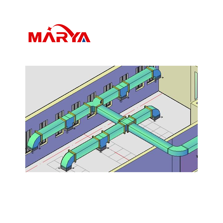 Shanghai Marya GMP-Compliant Cleanroom HVAC System HEPA Filtration Modular Installation Pharmaceutical Factories