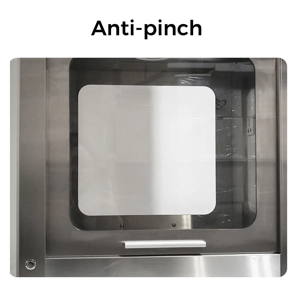 Cleanroom Pass Box Anti Pinch Structure Along with Thickened Glass