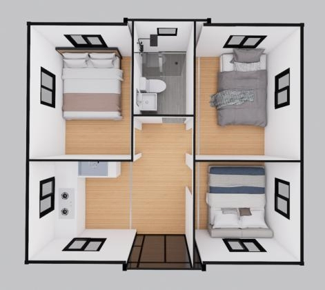 High-Density Expandable Worker Camp Large Capacity Modular Dormitory System
