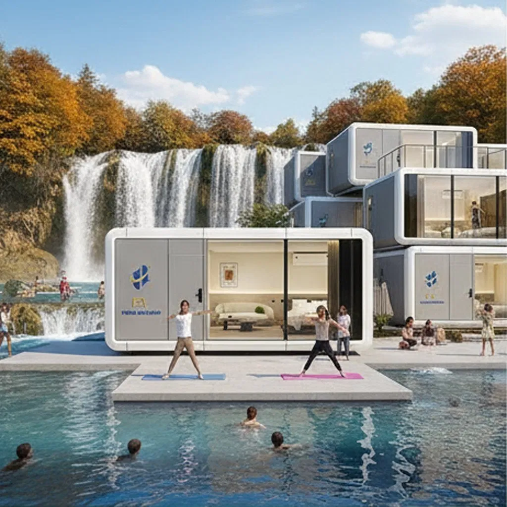 Prefab, ISO-Certified, Fire-Retardant, Earthquake-Resistant, Modular, Transportable, Commercial Capsule House