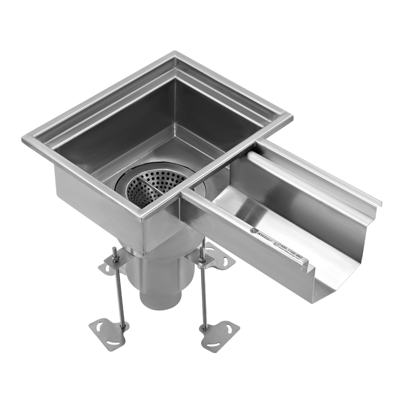Hygienic Max Flow Rate V Bottomed Stainless Trench Drain System for Brewery Industry