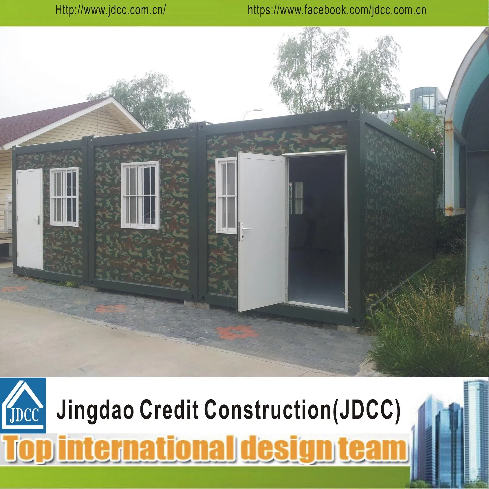 Prefabricated Flat Modular Container Housing
