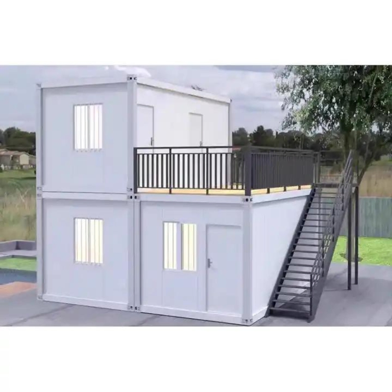 Energy Efficient 20FT 40FT Steel Frame Prefab Shipping Container Unit China Modular Housing Option