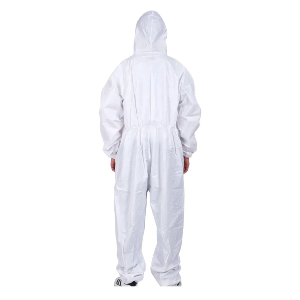 Disposable SMS Nonwoven Cleanroom Suit Coverall for Precision Electronics Facility