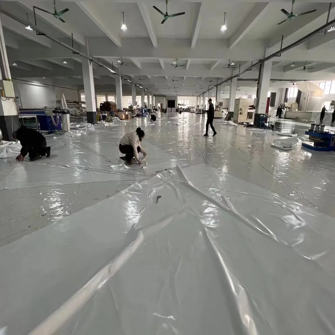 High Tensile Canopy Membrane Tensile Structure PVC Coated Flame Retardant Roof Fabric for Boys and Girls' Toys Membrane