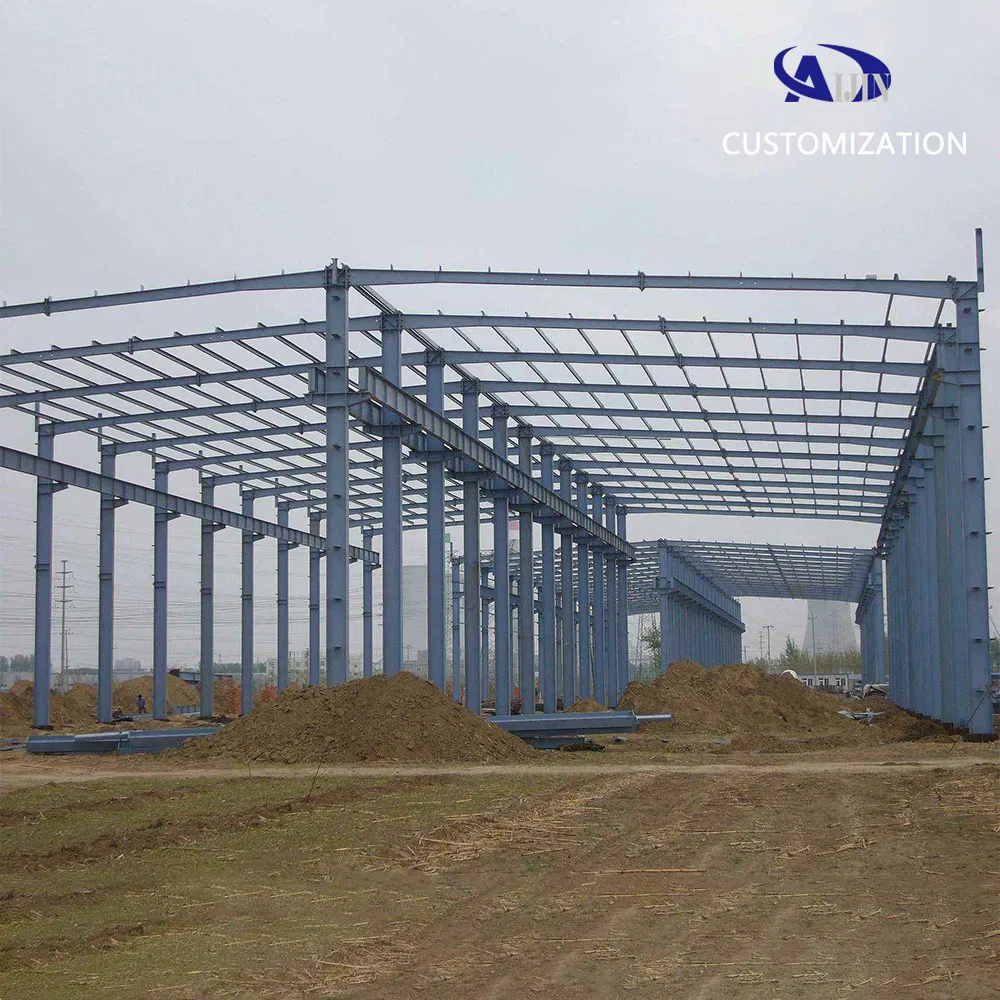 Quick Assembly Low Cost Industrial Steel Workshop Building