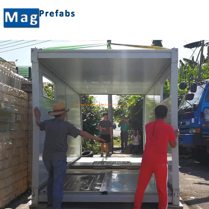 Cheap Price Flat Pack Folding Office Transportable Mobile Modular Prefab Foldable Prefabricated-Building