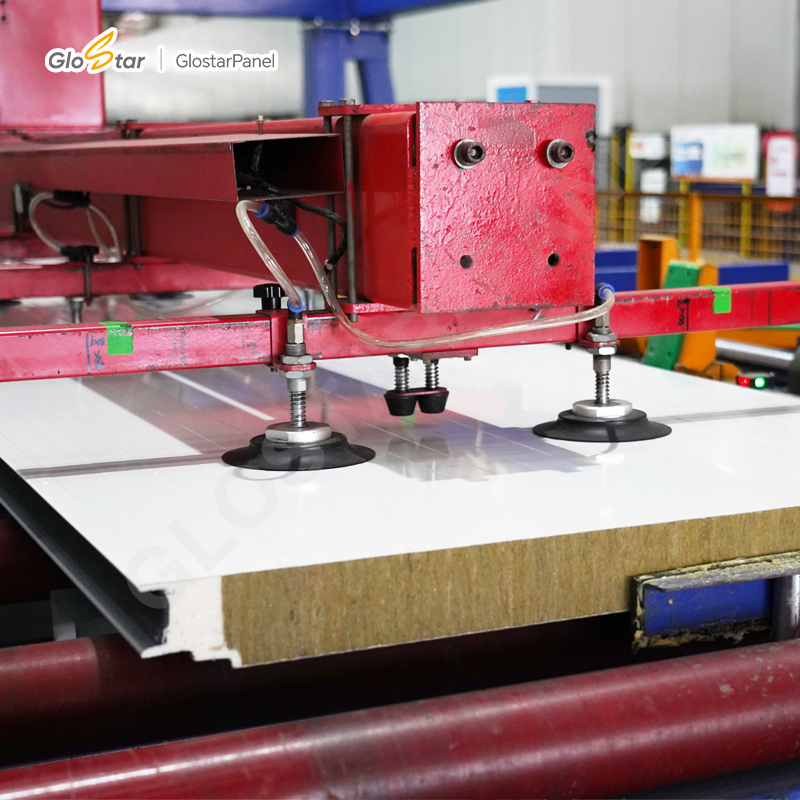 50/80/150mm PU/Polyurethane/Rockwool GMP Certified Europe Anti-Bacterial High Density Pharmaceutical Cleanroom Sandwich Panel