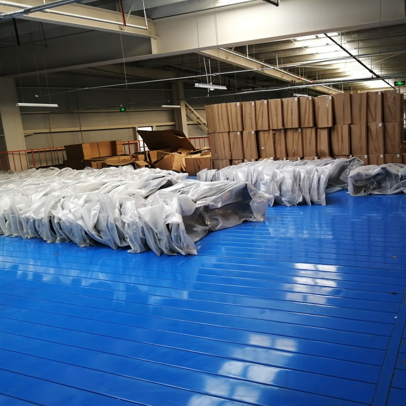 Industrial Warehouse Steel Platform Metal Shelving Storage Rack Lit Mezzanine Floor Racking Steel Platform System