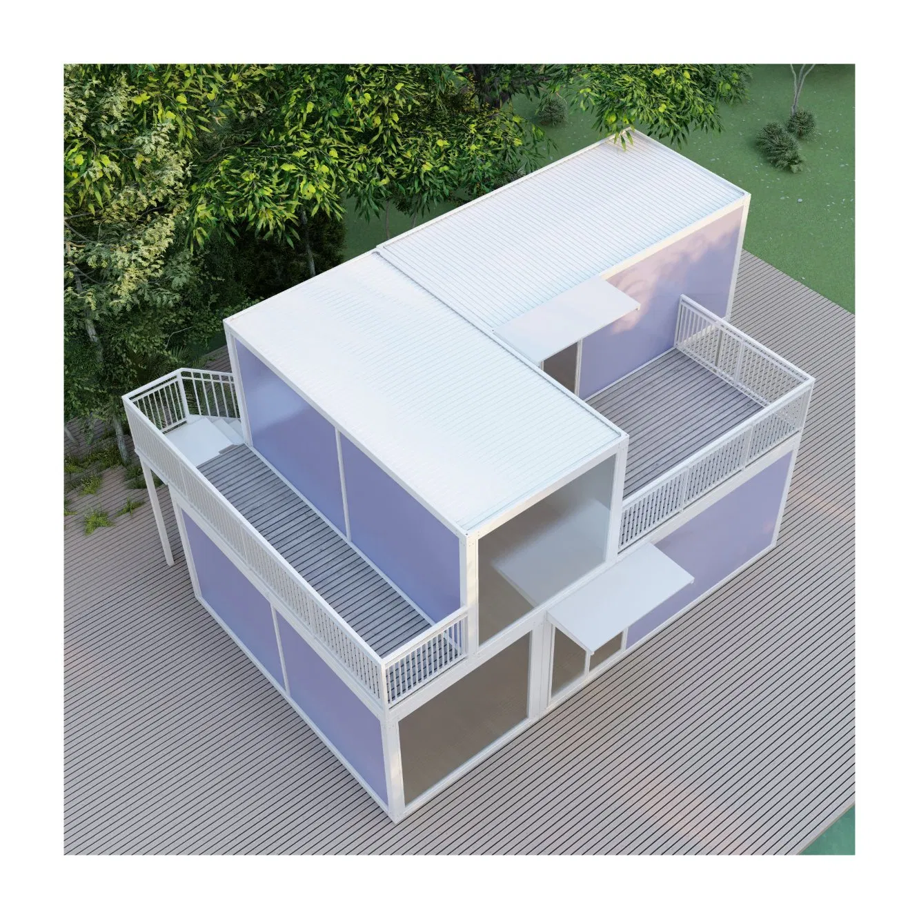 Rebuild City Folding 2 Bedroom Collapsible Container House