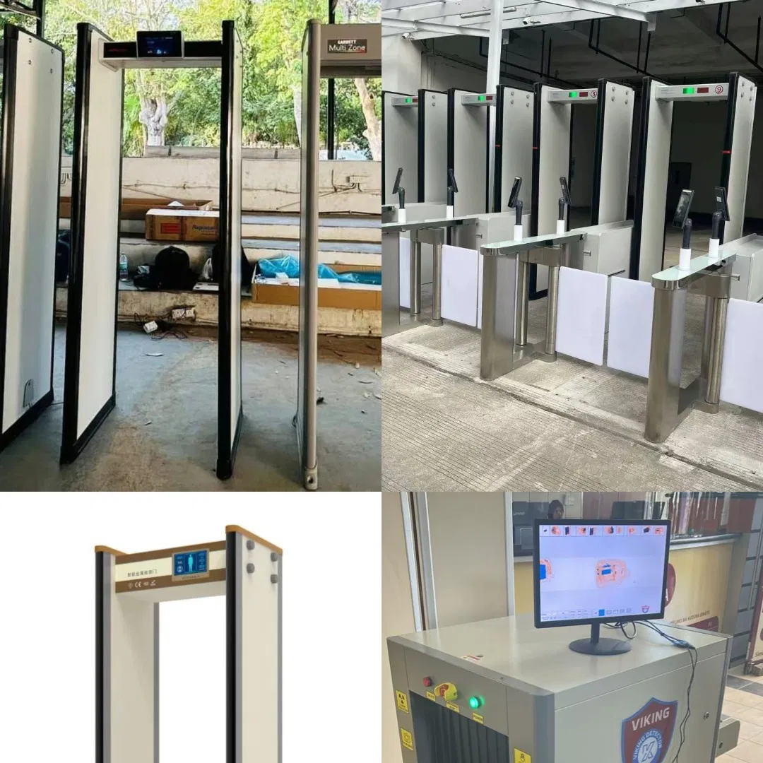 Portable 24 Zone Walk-Through Detectors for Metro Stations