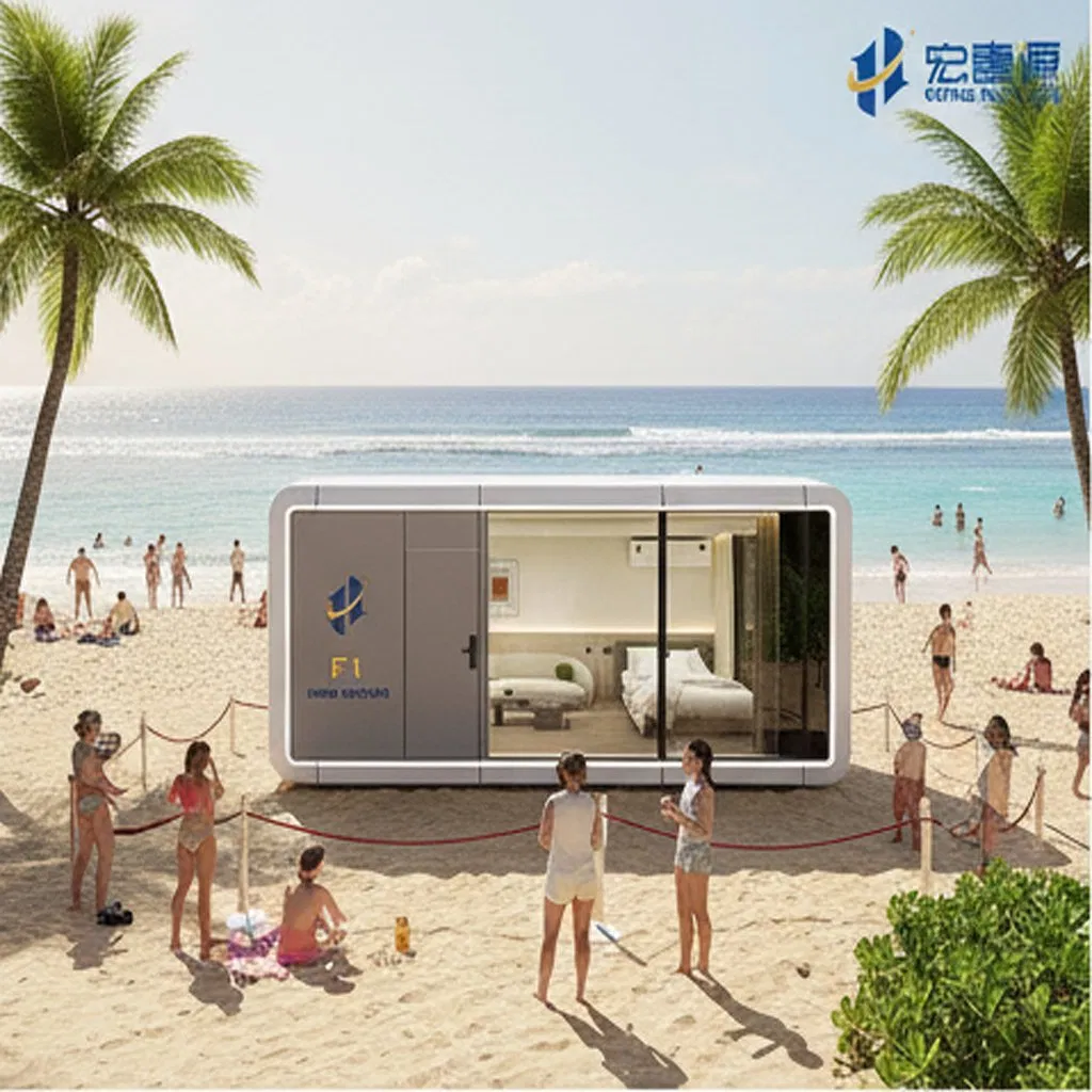 Prefab, ISO-Certified, Fire-Retardant, Earthquake-Resistant, Modular, Transportable, Commercial Capsule House