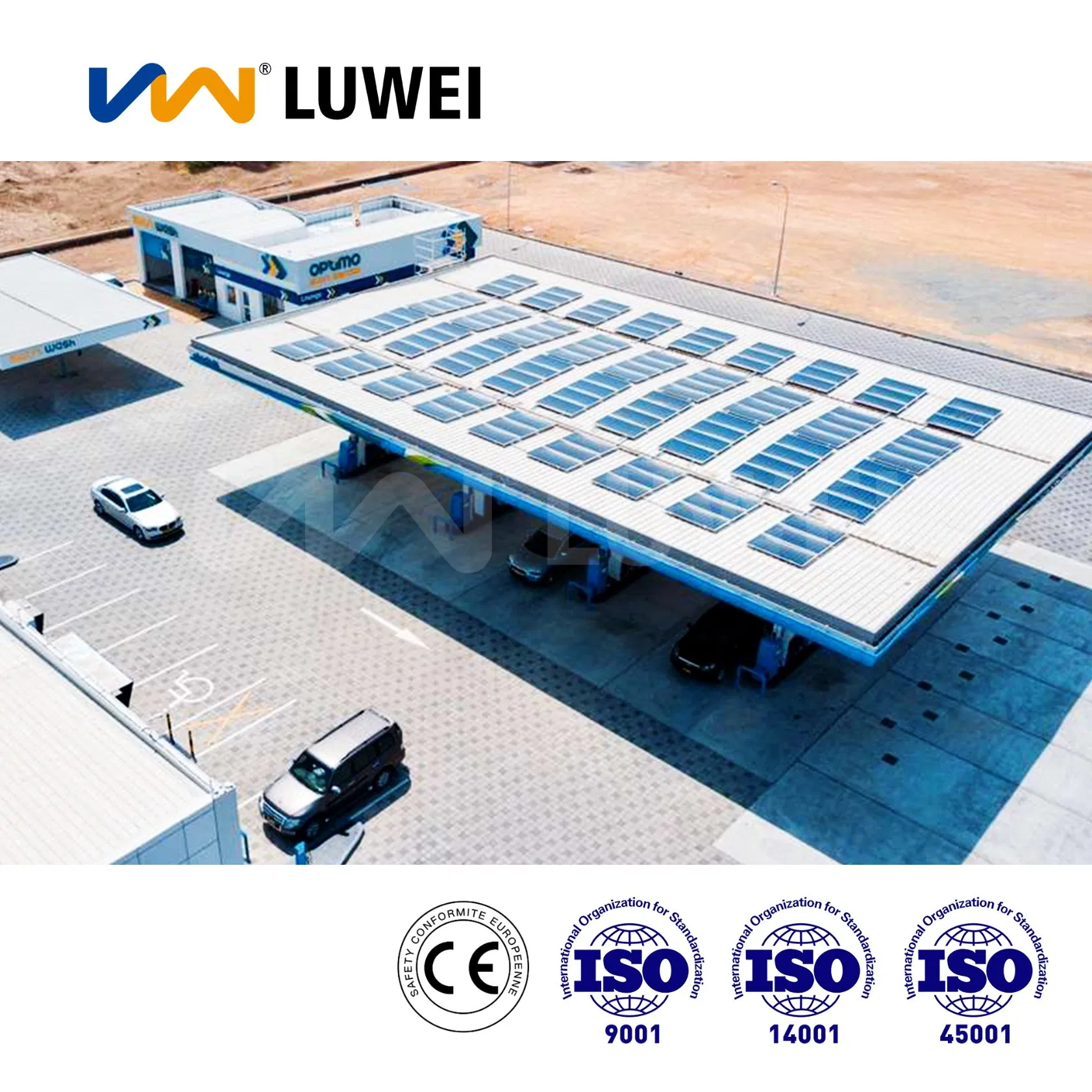 Customized Solar Panel Mount Carport Solutions for 100kw and 200kw Needs