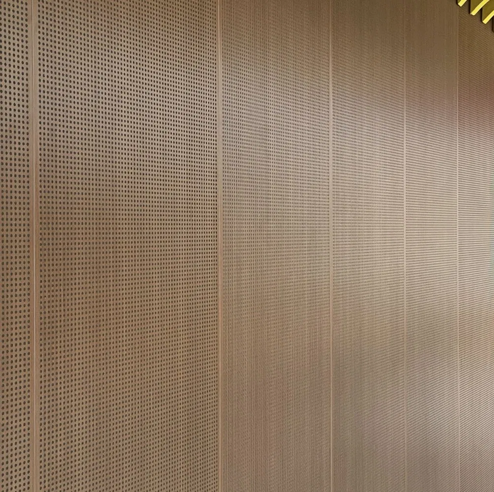 Elegant Prefabricated Wall Solutions with Stylish Acoustic Features