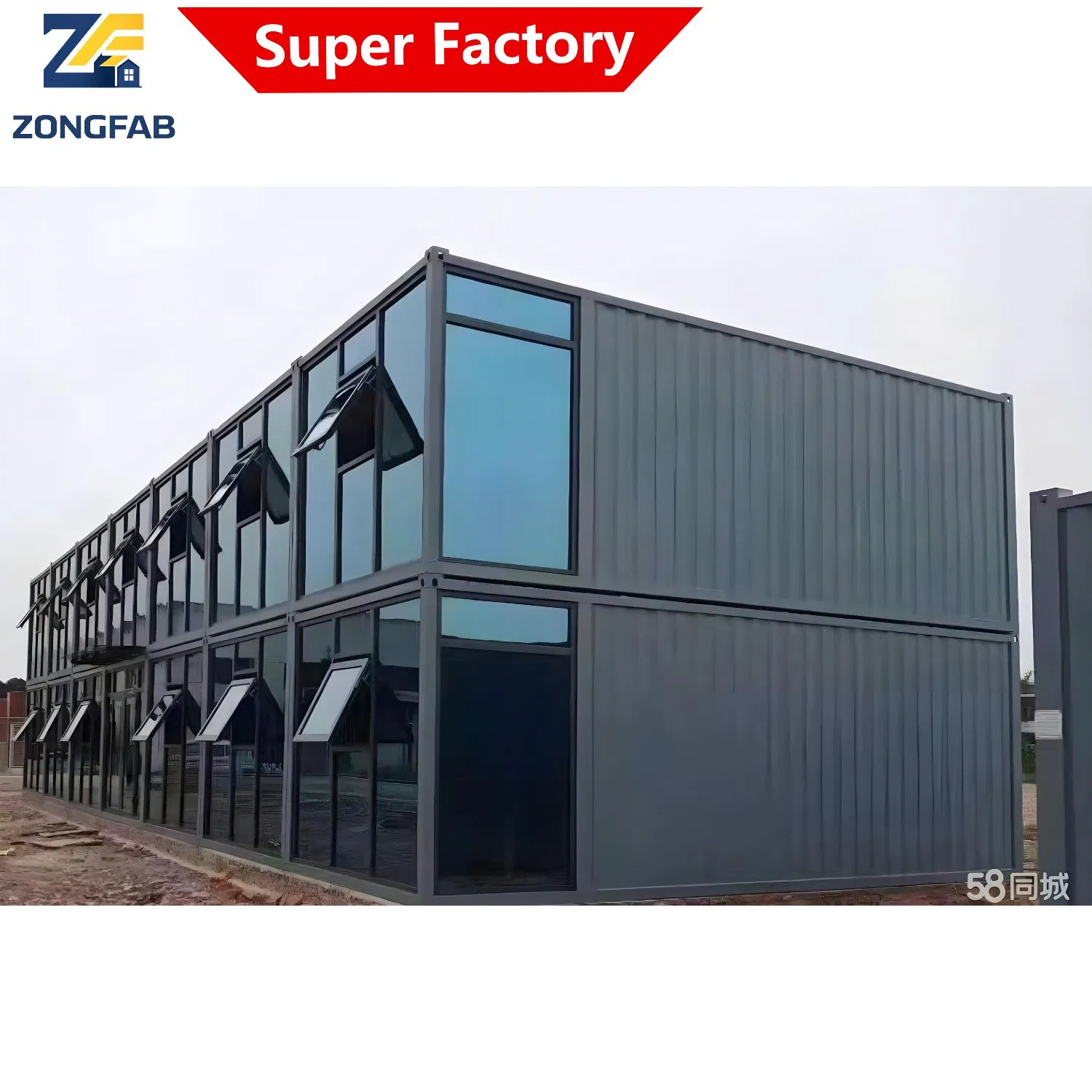 Fast Quick Build Movable Mobile Portable Detachable Assembly Prefab Prefabricated Container Building Housing